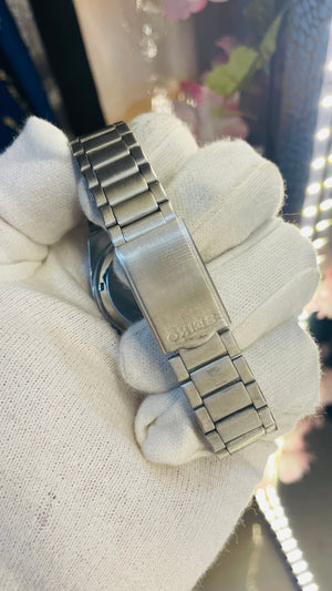 Vintage West End Prima Automatic Watch Black Dial Day Date Swiss Made Military Style National Watches