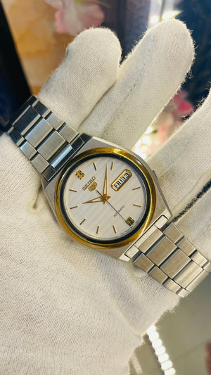 Vintage West End Prima Automatic Watch Black Dial Day Date Swiss Made Military Style National Watches