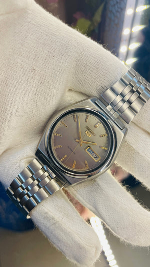 Vintage West End Prima Automatic Watch Black Dial Day Date Swiss Made Military Style National Watches