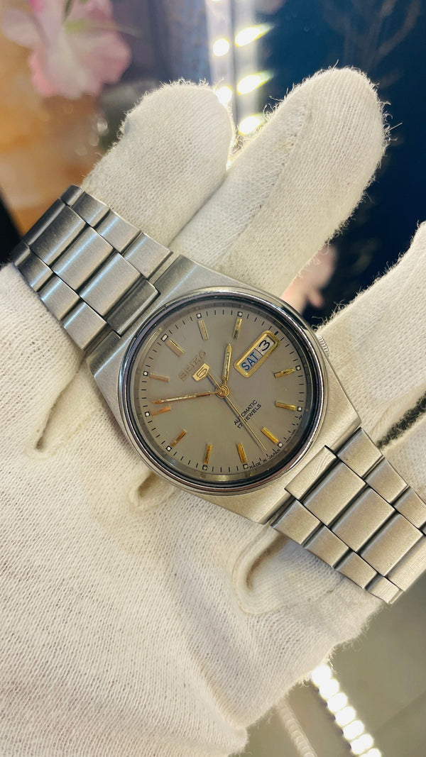 Vintage West End Prima Automatic Watch Black Dial Day Date Swiss Made Military Style National Watches