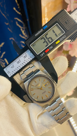Vintage West End Prima Automatic Watch Black Dial Day Date Swiss Made Military Style National Watches