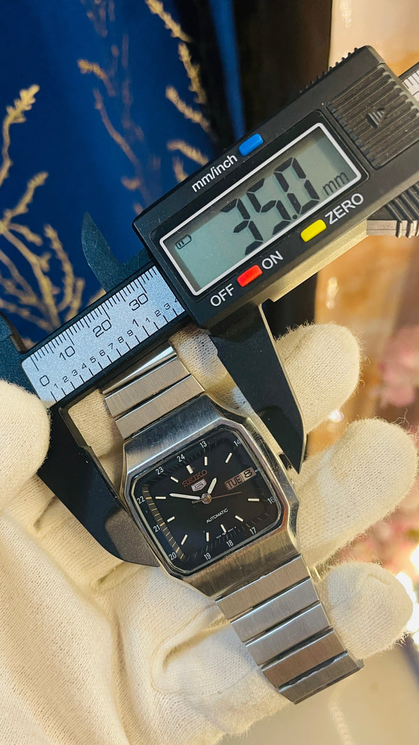 Vintage West End Prima Automatic Watch Black Dial Day Date Swiss Made Military Style National Watches