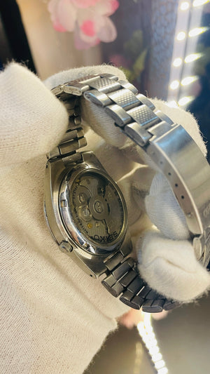 Vintage West End Prima Automatic Watch Black Dial Day Date Swiss Made Military Style National Watches