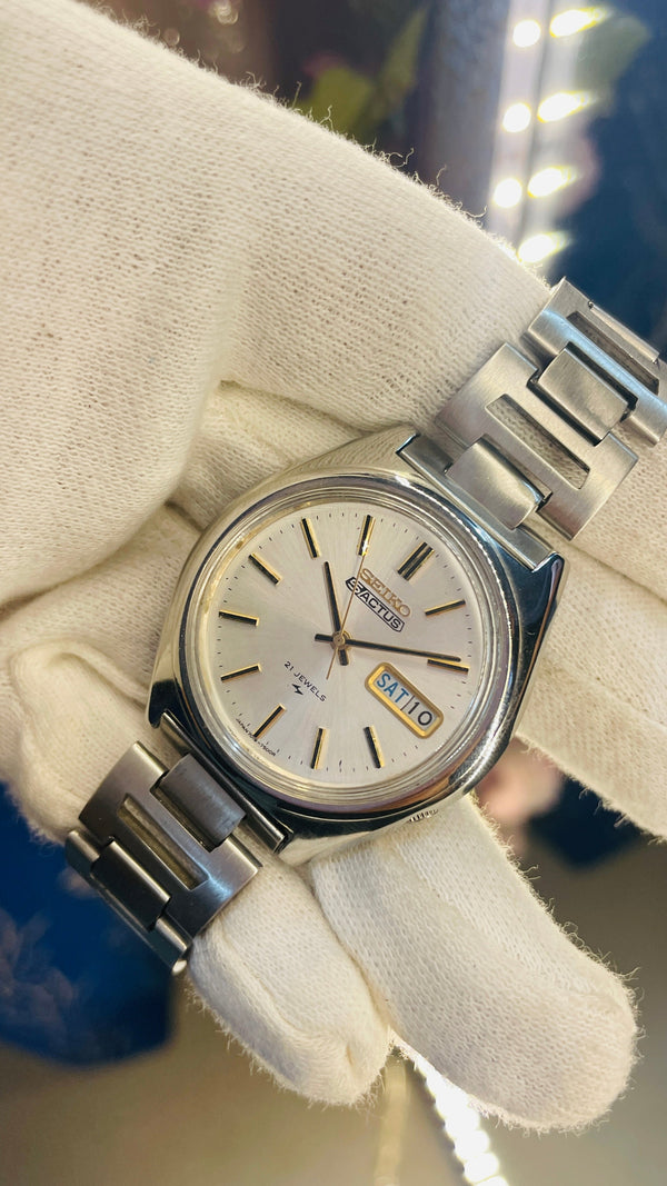 Vintage West End Prima Automatic Watch Black Dial Day Date Swiss Made Military Style National Watches
