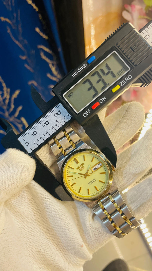 Vintage West End Prima Automatic Watch Black Dial Day Date Swiss Made Military Style National Watches