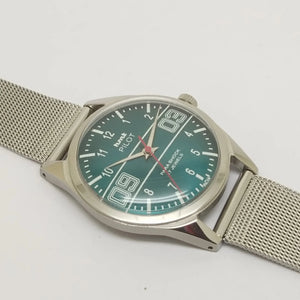 Hmt Pilot Mechanical Handwinding Movement stainless Steel Para Shock 17 Jewels Analog Dial Wrist Watch For Men National Watches