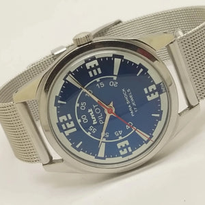 Hmt Pilot Mechanical Handwinding Movement stainless Steel Para Shock 17 Jewels Analog Dial Wrist Watch For Men National Watches