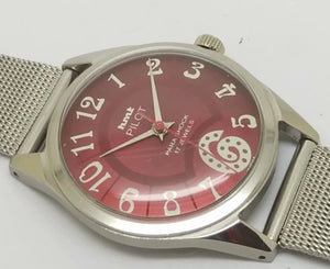Hmt Pilot Mechanical Handwinding Movement stainless Steel Para Shock 17 Jewels Analog Dial Wrist Watch For Men National Watches