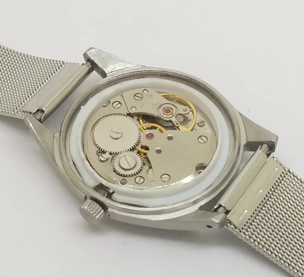Hmt Pilot Mechanical Handwinding Movement stainless Steel Para Shock 17 Jewels Analog Dial Wrist Watch For Men National Watches