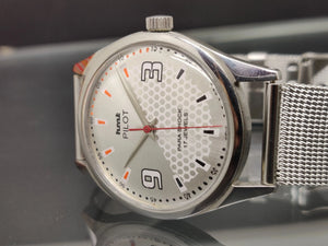 Hmt Pilot Mechanical Handwinding Movement stainless Steel Para Shock 17 Jewels Analog Dial Wrist Watch For Me National Watches