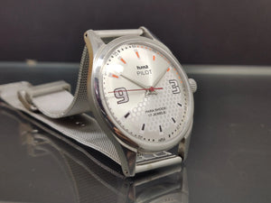 Hmt Pilot Mechanical Handwinding Movement stainless Steel Para Shock 17 Jewels Analog Dial Wrist Watch For Me National Watches
