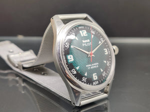 Hmt Pilot Mechanical Handwinding Movement stainless Steel Para Shock 17 Jewels Analog Dial Wrist Watch For Me National Watches