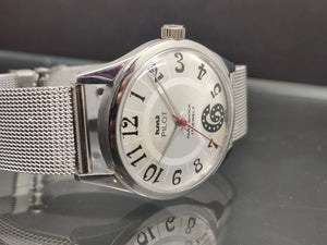 Hmt Pilot Mechanical Handwinding Movement stainless Steel Para Shock 17 Jewels Analog Dial Wrist Watch For Me - National Watches