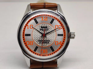 Hmt Pilot Mechanical Handwinding Movement leather Jewels Analog Dial Wrist Watch For Me - National Watches