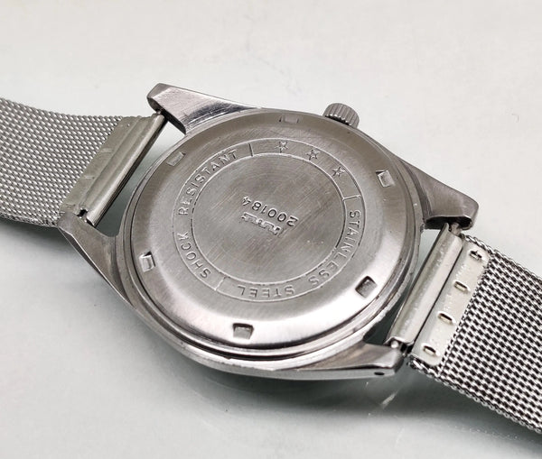 Hmt Pilot Mechanical Handwinding Movement stainless Steel Para Shock 17 Jewels Analog Dial Wrist Watch For Men National Watches