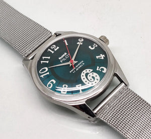 Hmt Pilot Mechanical Handwinding Movement stainless Steel Para Shock 17 Jewels Analog Dial Wrist Watch For Men National Watches