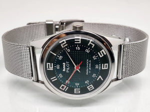 Hmt Pilot Mechanical Handwinding Movement stainless Steel Para Shock 17 Jewels Analog Dial Wrist Watch For Men National Watches