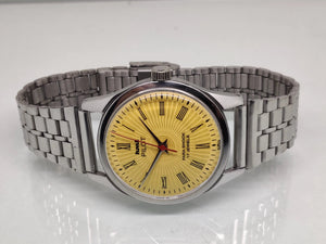 Hmt Pilot Mechanical Handwinding Movement stainless Steel Para Shock 17 Jewels Analog Dial Wrist Watch For Men National Watches