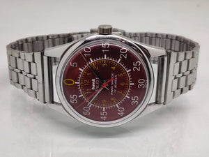 Hmt Pilot Mechanical Handwinding Movement stainless Steel Para Shock 17 Jewels Analog Dial Wrist Watch For Men National Watches