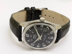 Hmt Pilot Mechanical Handwinding Movement stainless Steel Para Shock 17 Jewels Analog Dial Wrist Watch For Men National Watches