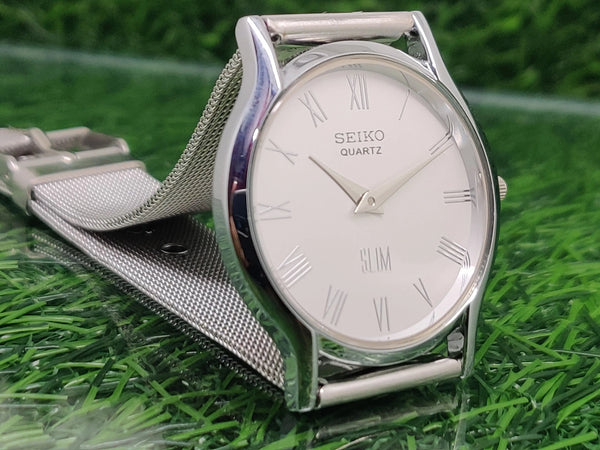 Seiko Silim Quartz Watch – Sleek, Durable & Stylish Timepiece for Men/Women - National Watches