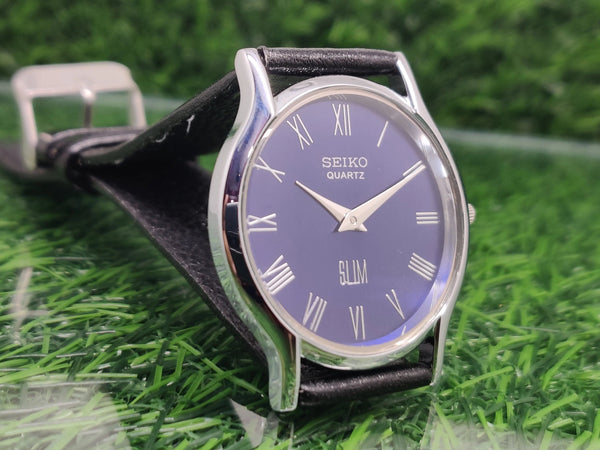 Seiko 5 Black Dial quartz Watch - National Watches