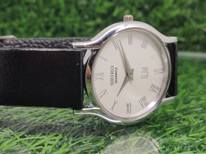 Seiko 5 Black Dial quartz Watch - National Watches