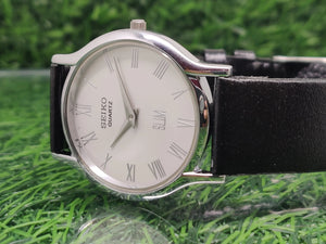 Seiko 5 Black Dial quartz Watch - National Watches