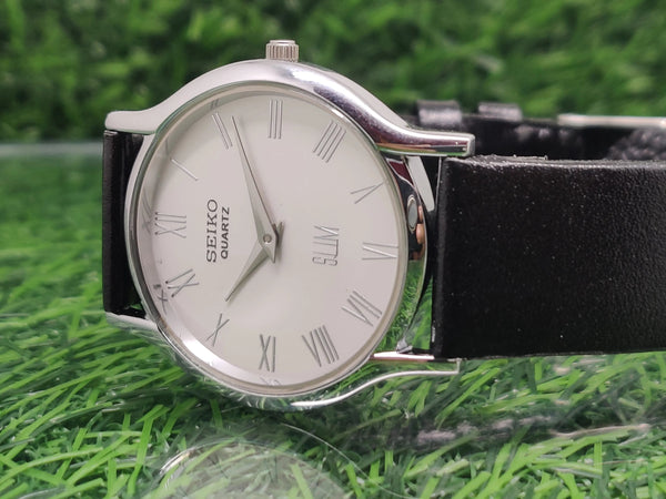 Seiko 5 Black Dial quartz Watch - National Watches