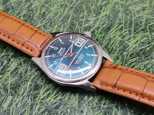 Hmt Pilot Mechanical Handwinding Movement leather Jewels Analog Dial Wrist Watch For Me National Watches