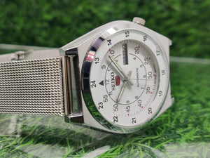 VINTAGE REFURBISHED SEIKO 5 AUTOMATIC JAPAN MENS DAY DATE WATCH - National Watches