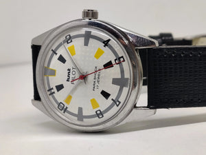 Hmt Pilot Mechanical Handwinding Movement stainless Steel Para Shock 17 Jewels Analog Dial Wrist Watch For Men National Watches