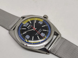Hmt Pilot Mechanical Handwinding Movement stainless Steel Para Shock 17 Jewels Analog Dial Wrist Watch For Men National Watches