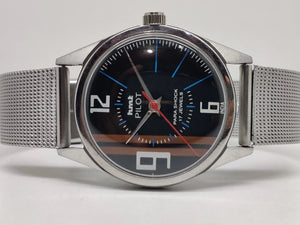 Hmt Pilot Mechanical Handwinding Movement stainless Steel Para Shock 17 Jewels Analog Dial Wrist Watch For Men National Watches