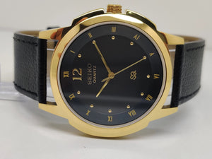 Seiko 5 Black Dial quartz WatchaSeiko Silim Quartz Watch – Sleek, Durable & Stylish Timepiece for Men/Women - National Watches