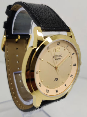 Seiko 5 Black Dial quartz WaaSeiko Silim Quartz Watch – Sleek, Durable & Stylish Timepiece for Men/Womentch - National Watches