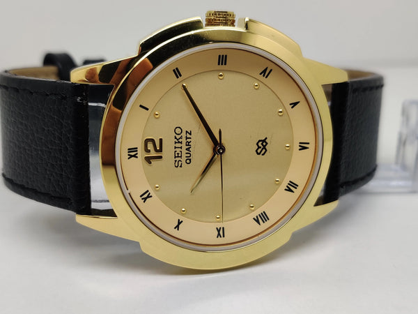 Seiko 5 Black Dial quartz WaaSeiko Silim Quartz Watch – Sleek, Durable & Stylish Timepiece for Men/Womentch - National Watches