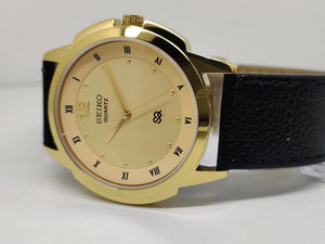 Seiko 5 Black Dial quartz WaaSeiko Silim Quartz Watch – Sleek, Durable & Stylish Timepiece for Men/Womentch - National Watches