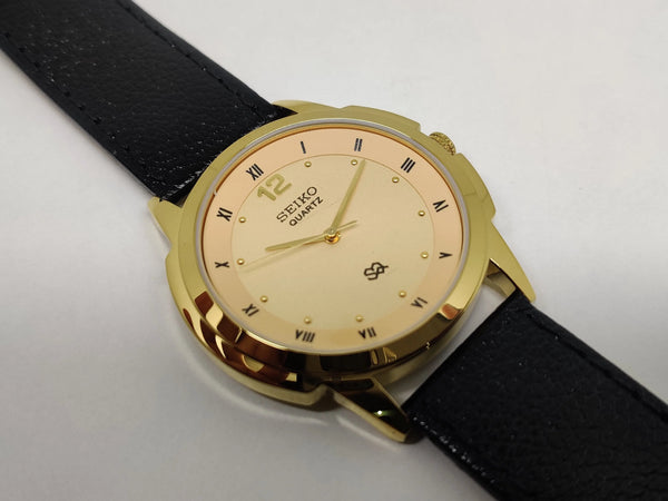 Seiko 5 Black Dial quartz WaaSeiko Silim Quartz Watch – Sleek, Durable & Stylish Timepiece for Men/Womentch - National Watches