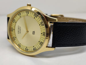 Seiko 5 Black Dial quartz WatcaSeiko Silim Quartz Watch – Sleek, Durable & Stylish Timepiece for Men/Womenh - National Watches