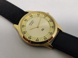 Seiko 5 Black Dial quartz WatcaSeiko Silim Quartz Watch – Sleek, Durable & Stylish Timepiece for Men/Womenh - National Watches