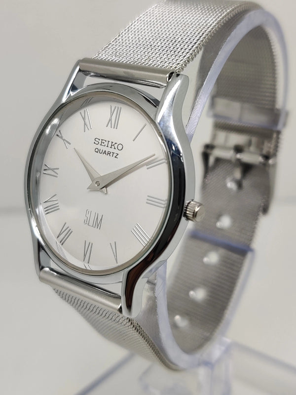 Seiko Silim Quartz Watch – Sleek, Durable & Stylish Timepiece for Men/Women - National Watches