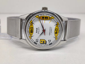 Hmt Pilot Mechanical Handwinding Movement stainless Steel Para Shock 17 Jewels Analog Dial Wrist Watch For Men National Watches