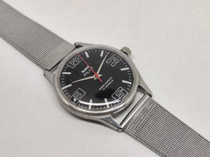 Hmt Pilot Mechanical Handwinding Movement stainless Steel Para Shock 17 Jewels Analog Dial Wrist Watch For Men National Watches