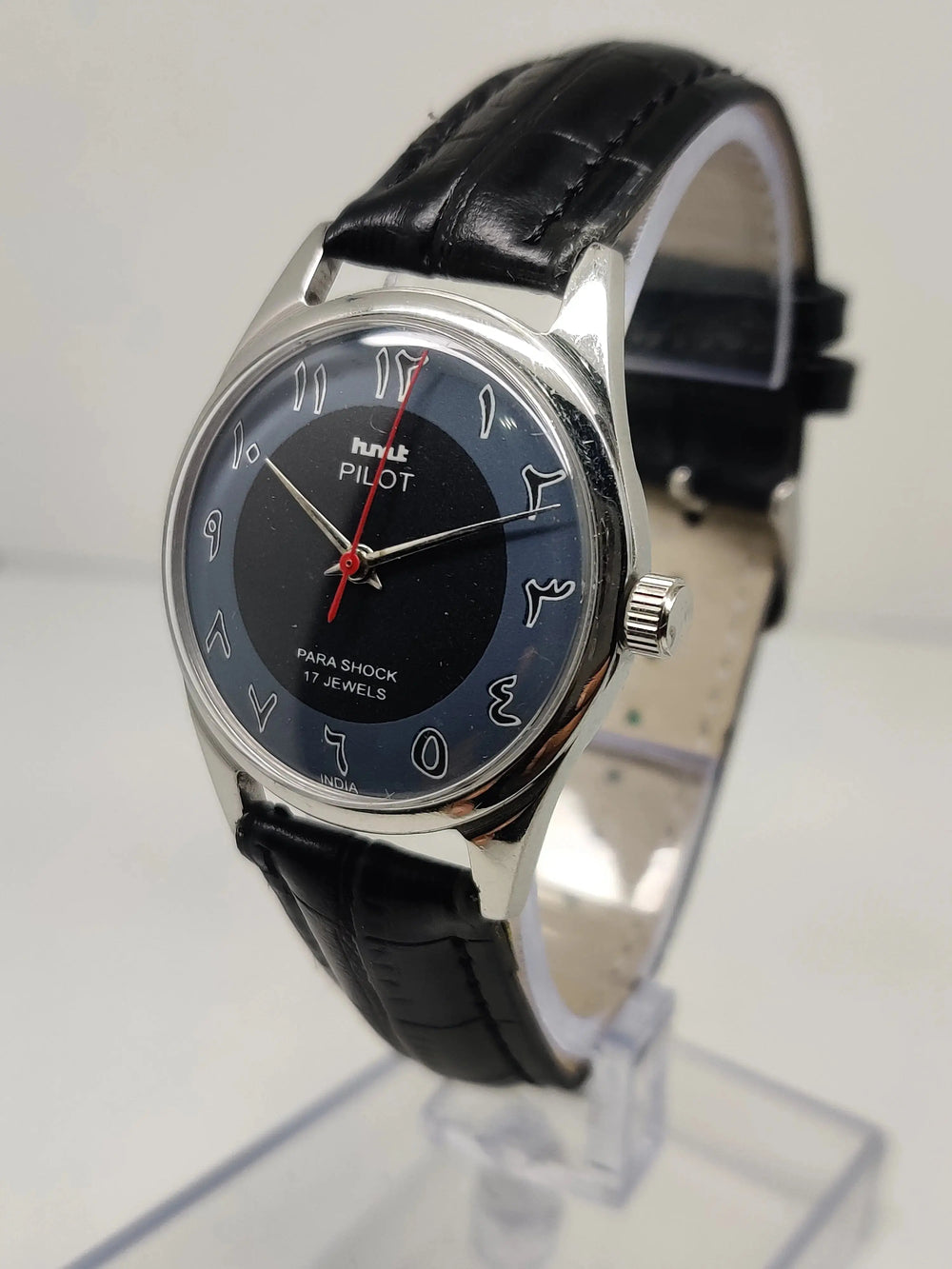 Hmt Pilot Mechanical Handwinding Movement stainless Steel Para Shock 17 Jewels Analog Dial Wrist Watch For Men National Watches