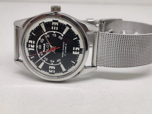 Hmt Pilot Mechanical Handwinding Movement stainless Steel Para Shock 17 Jewels Analog Dial Wrist Watch For Men National Watches