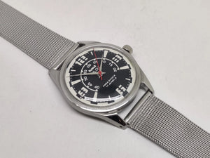 Hmt Pilot Mechanical Handwinding Movement stainless Steel Para Shock 17 Jewels Analog Dial Wrist Watch For Men National Watches