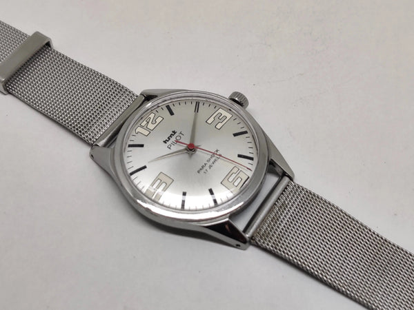 Hmt Pilot Mechanical Handwinding Movement stainless Steel Para Shock 17 Jewels Analog Dial Wrist Watch For Men National Watches