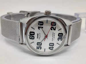 Hmt Pilot Mechanical Handwinding Movement stainless Steel Para Shock 17 Jewels Analog Dial Wrist Watch For Men National Watches