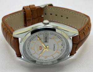 VINTAGE REFURBISHED SEIKO 5 AUTOMATIC JAPAN MENS DAY DATE WATCH - National Watches